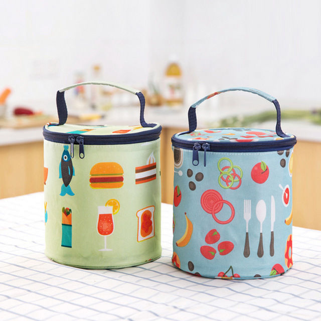 Van de de Waterdichte Polyester Koeler Zak van de douanelogo zipper food shoulder ice Geïsoleerd Lunch Weergeven larg 0